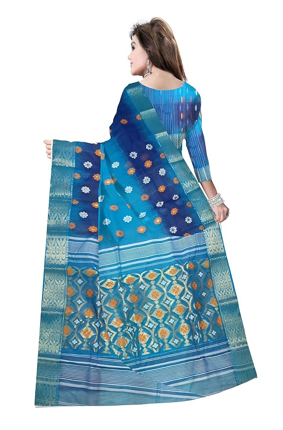 Pradip Fabrics Ethnic Women's Bengal Tant Cotton Silk Saree