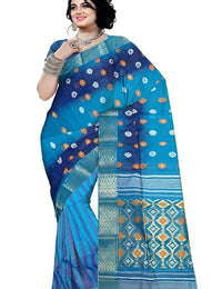 Pradip Fabrics Ethnic Women's Bengal Tant Cotton Silk Saree