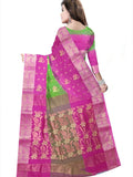 Pradip Fabrics Woven Tant Silk Blend Saree