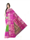 Pradip Fabrics Woven Tant Silk Blend Saree