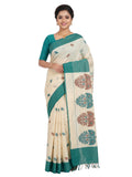Pradip Fabrics Woven Tant Pure Cotton Saree 