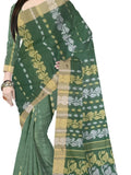 Pradip Fabrics Ethnic Women's Tant Cotton Dhakai Jamdami Saree