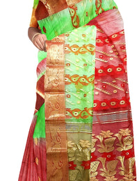 Pradip Fabrics Handloom Tant Baluchuri Saree for Women