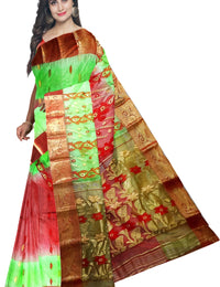 Pradip Fabrics Handloom Tant Baluchuri Saree for Women