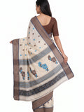 Pradip Fabrics Woven Tant Pure Cotton Saree
