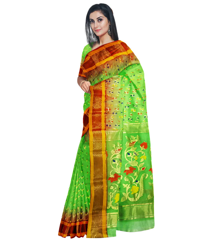 Pradip Fabrics Woven Bollywood Silk Blend Saree