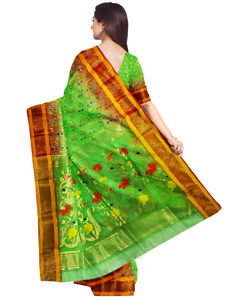 Pradip Fabrics Woven Bollywood Silk Blend Saree