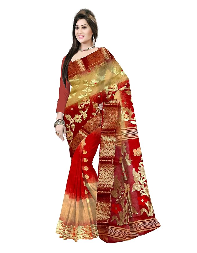 Pradip Fabrics Ethnic Women's Tant Silk Banarasi Saree