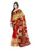 Pradip Fabrics Ethnic Women's Tant Silk Banarasi Saree