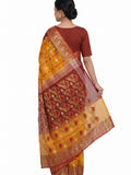 Pradip Fabrics Woven Tant Silk Blend Saree
