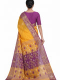 Pradip Fabrics Woven Tant Silk Blend Saree