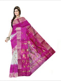 Pradip Fabrics Woven Tant Silk Blend Saree