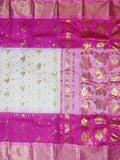 Pradip Fabrics Woven Tant Silk Blend Saree