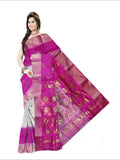 Pradip Fabrics Woven Tant Silk Blend Saree