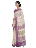 Pradip Fabrics Woven Tant Pure Cotton Saree