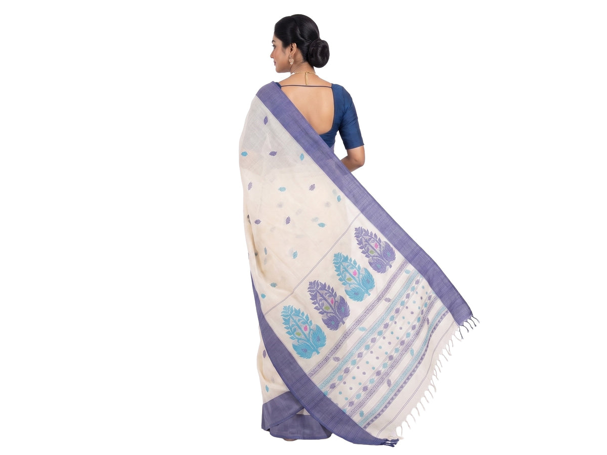 Pradip Fabrics Woven Tant Pure Cotton Saree