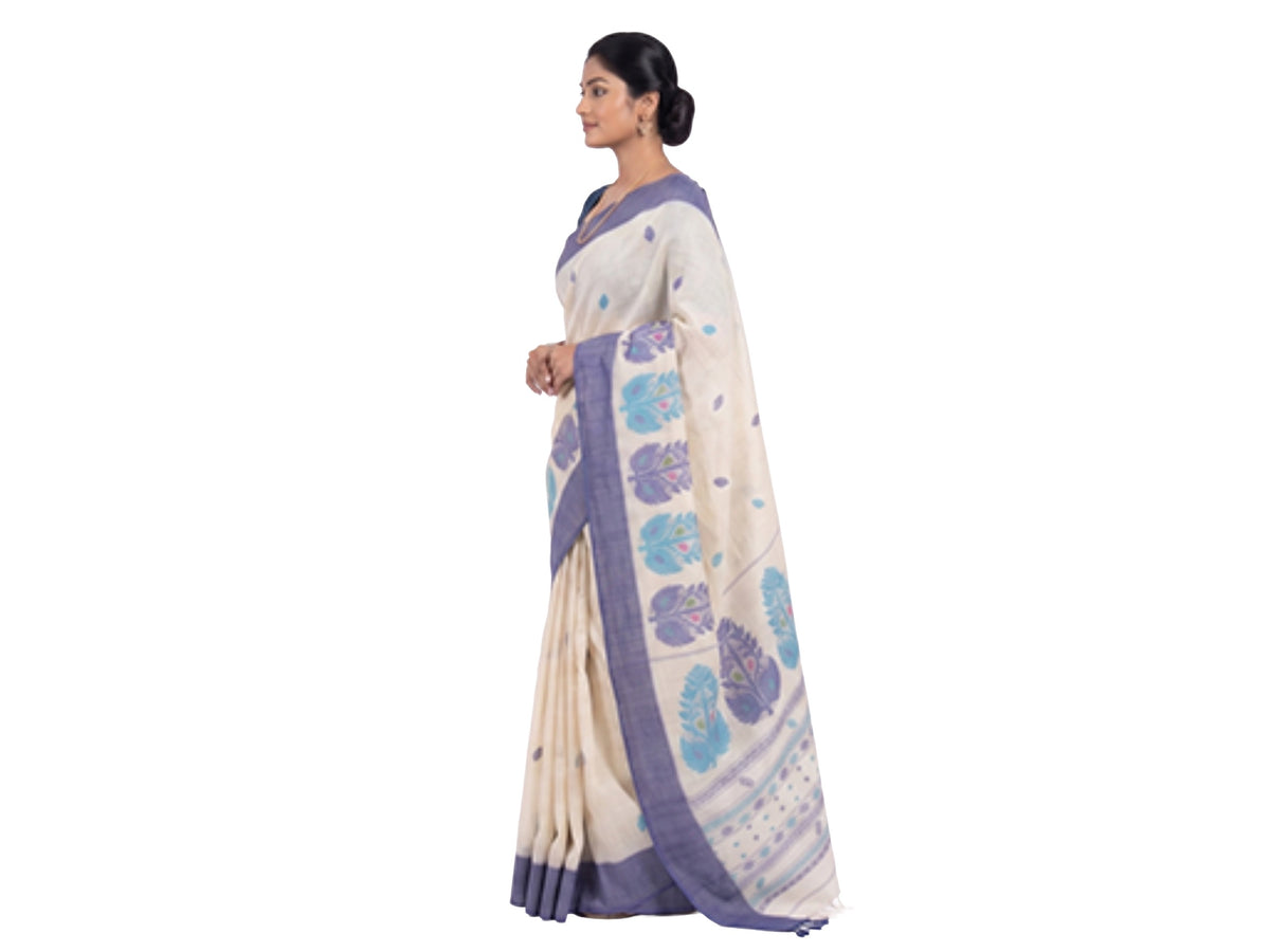 Pradip Fabrics Woven Tant Pure Cotton Saree