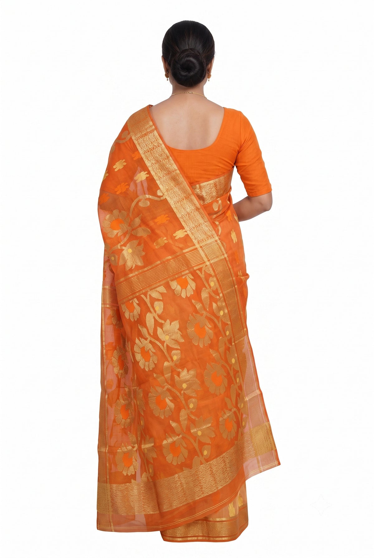 Pradip Fabrics Ethnic Women's Tant Silk Baluchuri Saree
