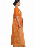 Pradip Fabrics Ethnic Women's Tant Silk Baluchuri Saree