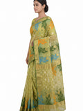 Pradip Fabrics Ethnic Women's Tant Silk Baluchuri Saree