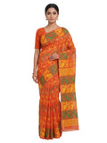 Pradip Fabrics Woven Jamdani Cotton Blend Saree