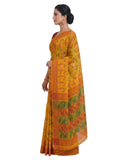 Pradip Fabrics Woven Jamdani Cotton Blend Saree