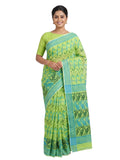 Pradip Fabrics Woven Jamdani Cotton Blend Saree