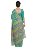Pradip Fabrics Woven Jamdani Cotton Blend Saree