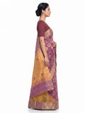 Pradip Fabrics Bengal Tant Baluchuri Saree for Women
