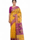 Pradip Fabrics Bengal Tant Silk Blend Saree for Women