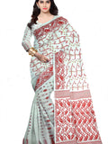 Pradip Fabrics Woven Jamdani Cotton Blend Saree