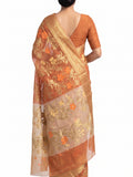 Pradip Fabrics Woven Tant Silk Blend Saree