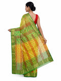 Pradip Fabrics Woven Tant Silk Blend Saree