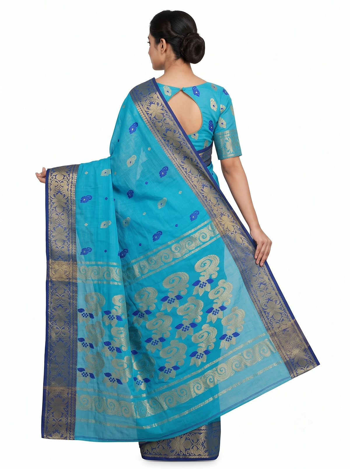 Pradip Fabrics Ethnic Women's Tant Cotton Saree