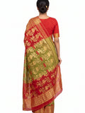 Pradip Fabrics Traditional Woven Cotton Blend Saree