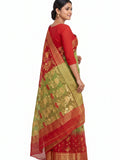 Pradip Fabrics Traditional Woven Cotton Blend Saree