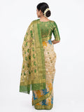 Pradip Fabrics Ethnic Women's Tant Silk Baluchuri Saree