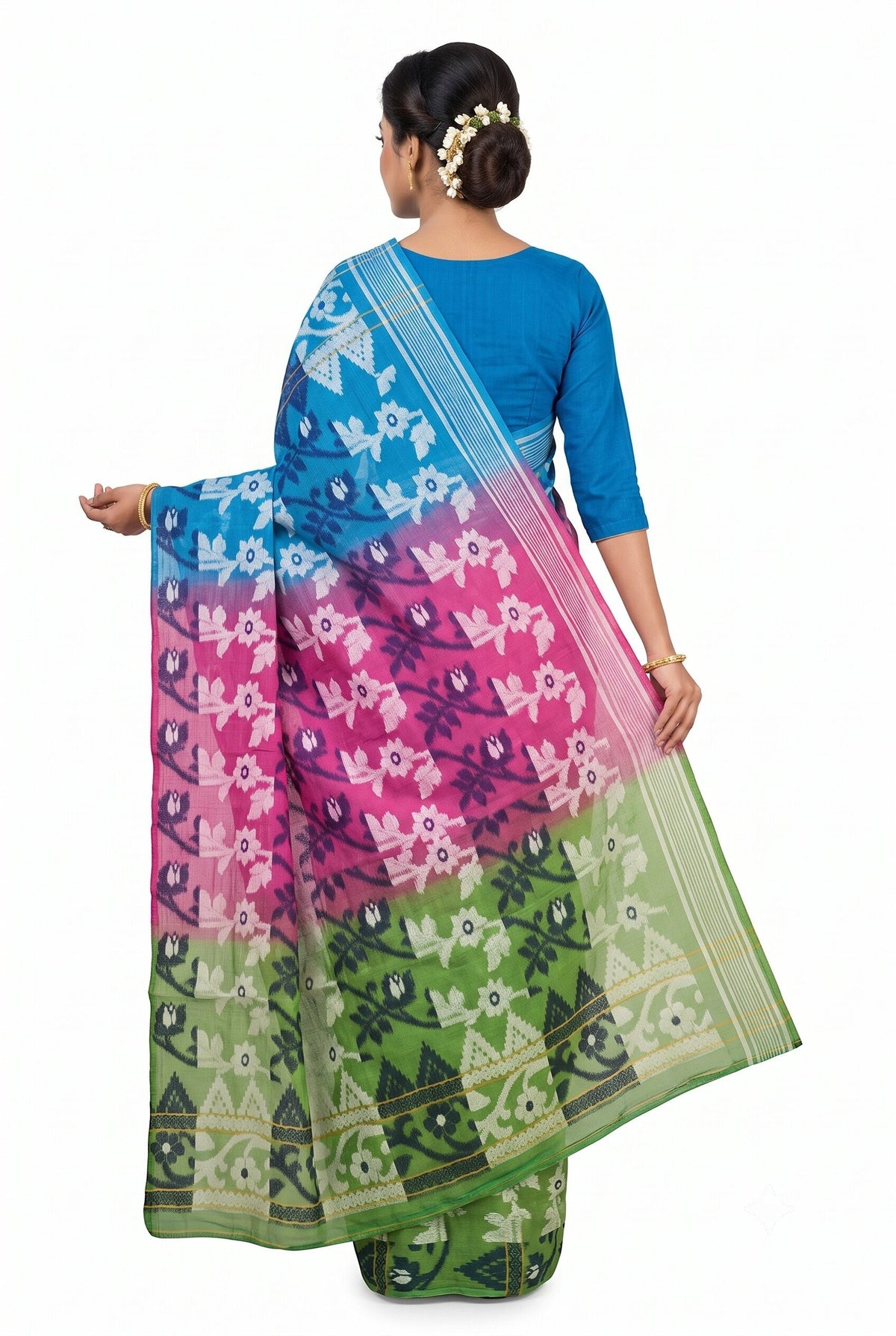 Pradip Fabrics Printed Handloom Pure Cotton Saree