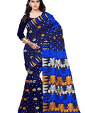 Pradip Fabrics Floral Print Jamdani Cotton Silk Saree