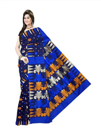 Pradip Fabrics Floral Print Jamdani Cotton Silk Saree