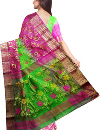 Pradip Fabrics Premium Tant Silk Saree for Women