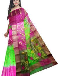Pradip Fabrics Premium Tant Silk Saree for Women