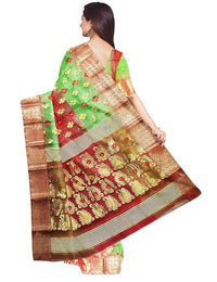 Pradip Fabrics Handloom Tant Baluchuri Saree for Women
