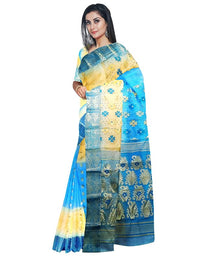 Pradip Fabrics Handloom Tant Baluchuri Saree for Women