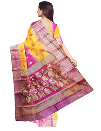 Pradip Fabrics Handloom Tant Baluchuri Saree for Women