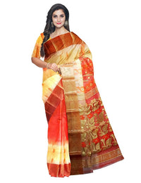 Pradip Fabrics Handloom Tant Baluchuri Saree for Women