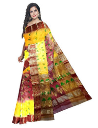 Pradip Fabrics Ethnic Women's Tant Tussar Silk Saree