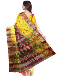Pradip Fabrics Ethnic Women's Tant Tussar Silk Saree