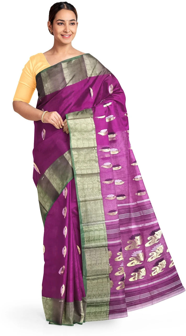 Pradip Fabrics Ethnic Women's Tant Cotton Saree