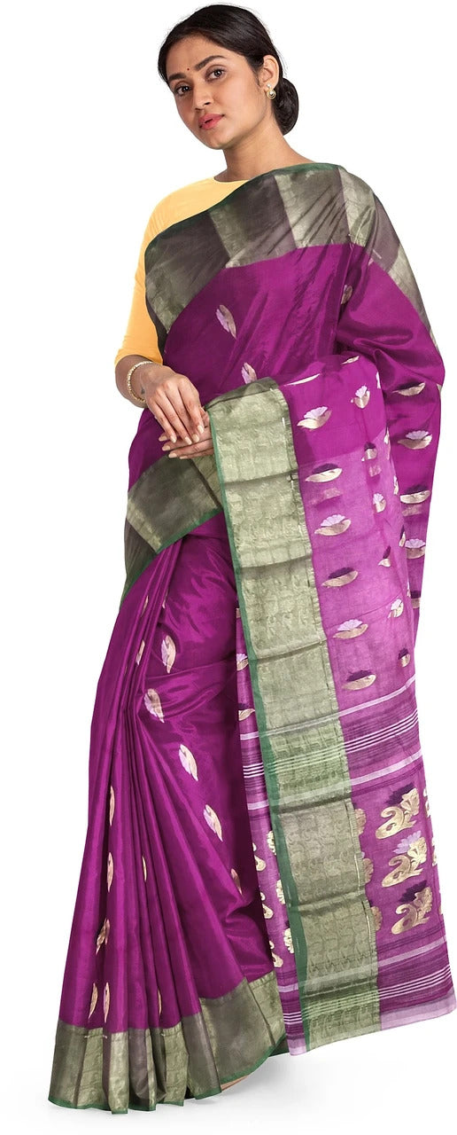 Pradip Fabrics Ethnic Women's Tant Cotton Saree